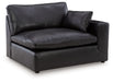 Emilia - RAF Corner Chair - Black - Tallahassee Discount Furniture (FL)