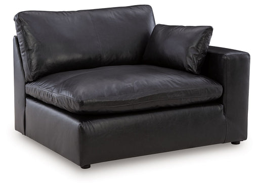 Emilia - RAF Corner Chair - Black - Tallahassee Discount Furniture (FL)