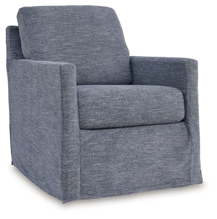 Nenana Next-gen Nuvella - Swivel Glider Accent Chair - Tallahassee Discount Furniture (FL)