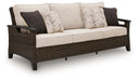 Monterey Point - Sofa With Cushion - Dark Brown - Tallahassee Discount Furniture (FL)