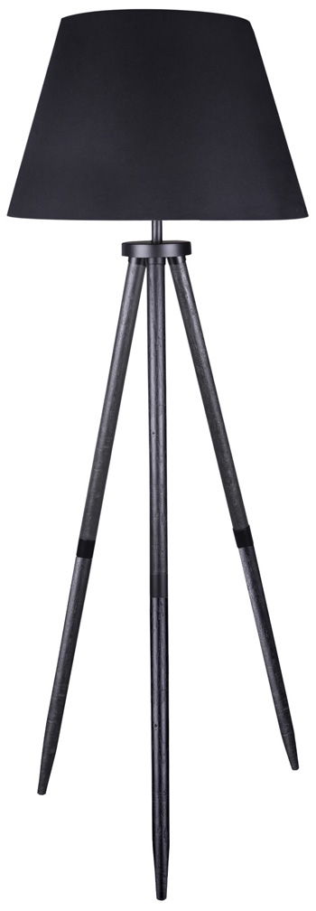 Orhan - Wood Floor Lamp - Black - Tallahassee Discount Furniture (FL)
