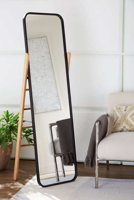 Bronick - Black / Brown - Floor Mirror - Tallahassee Discount Furniture (FL)