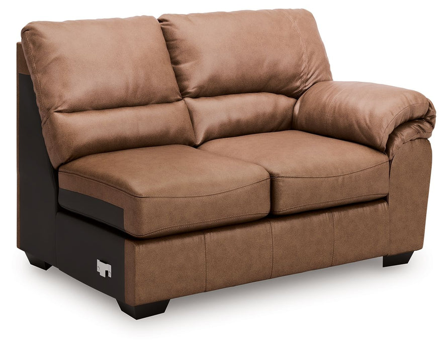 WillowBend - Caramel - RAF Loveseat - Tallahassee Discount Furniture (FL)