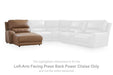 DeepWakes - LAF Press Back Power Chaise - Caramel - Tallahassee Discount Furniture (FL)