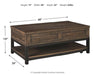 Johurst - Grayish Brown - LIFT TOP COCKTAIL TABLE - Tallahassee Discount Furniture (FL)
