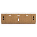Camdill - XL TV Stand With Fireplace Option - Light Brown - Tallahassee Discount Furniture (FL)
