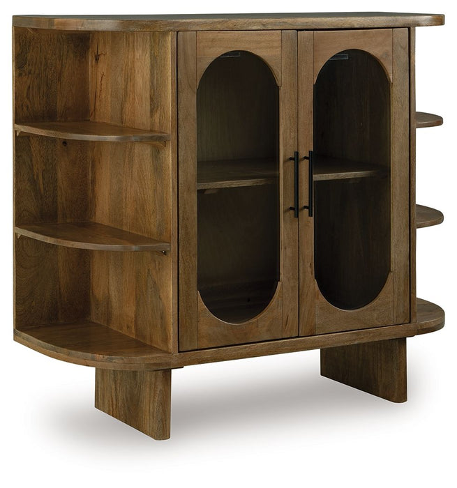 Niall - Light Brown - Accent Cabinet - Tallahassee Discount Furniture (FL)