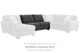Ambee - Slate - Armless Loveseat - Tallahassee Discount Furniture (FL)