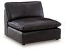 Emilia - Armless Chair - Black - Tallahassee Discount Furniture (FL)