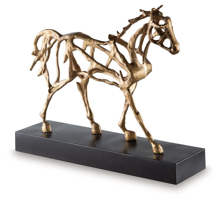 Grainville - Antique Gold Finish - Sculpture - Tallahassee Discount Furniture (FL)