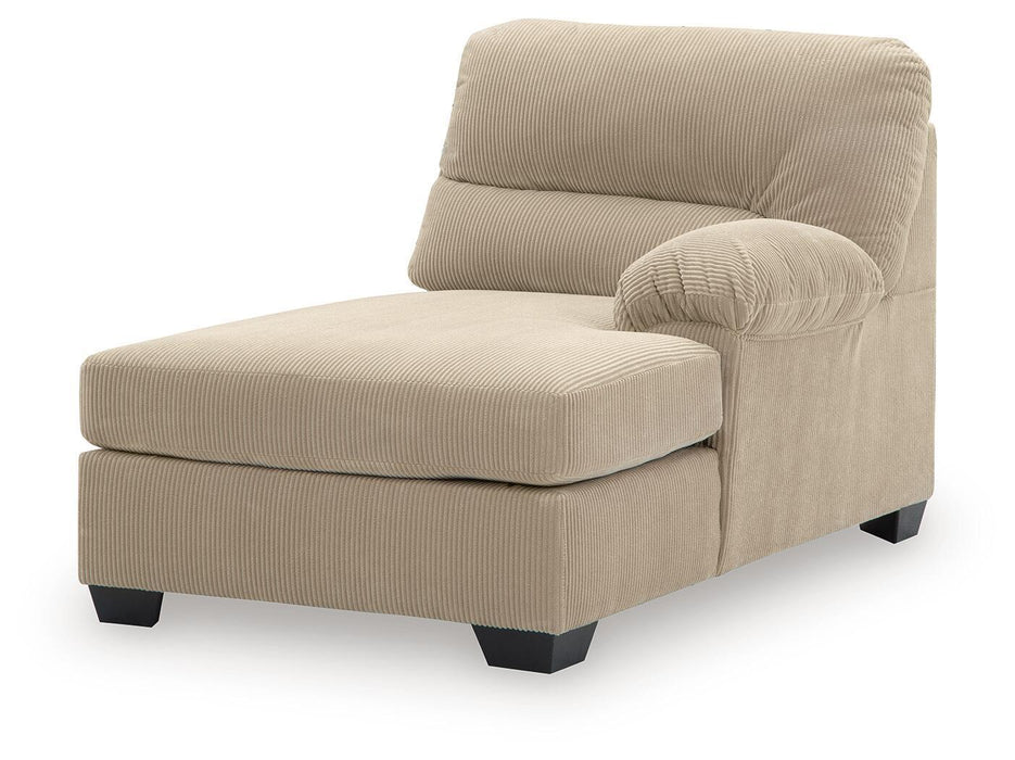 SimpleJoy - RAF Corner Chaise - Sand - Tallahassee Discount Furniture (FL)