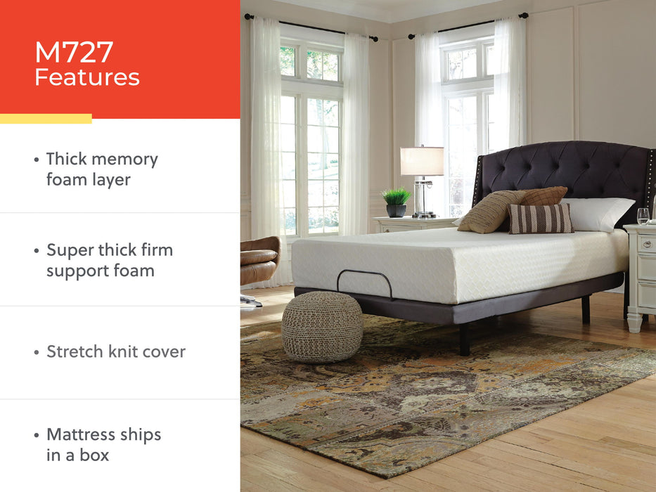 Chime 12 Inch Memory Foam - Memory Foam Mattress - Tallahassee Discount Furniture (FL)