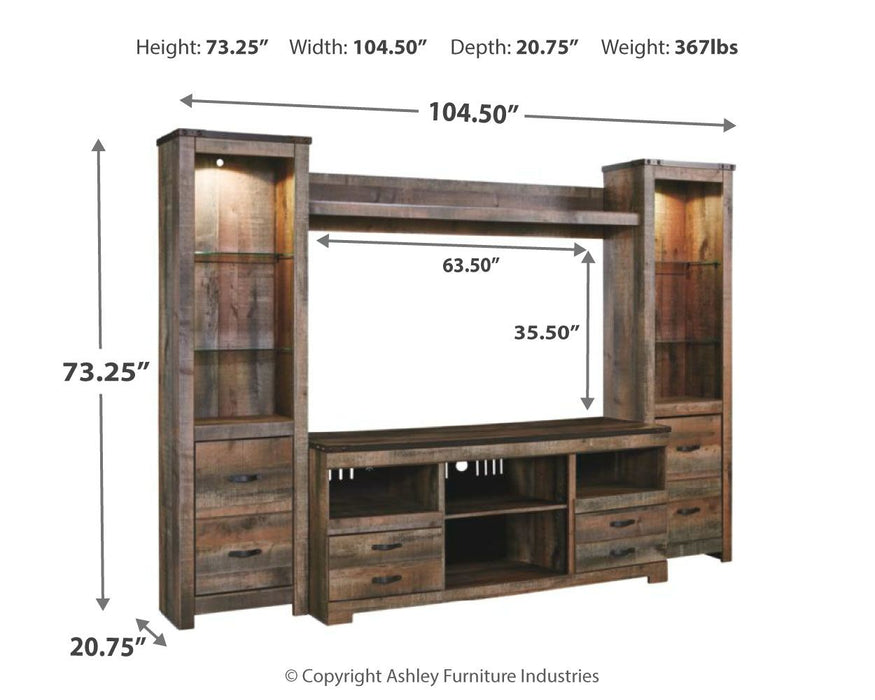 Trinell - Entertainment Center - Tallahassee Discount Furniture (FL)
