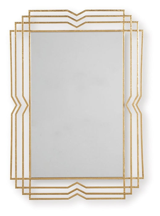 Claybrook - Gold Finish - Accent Mirror - Tallahassee Discount Furniture (FL)