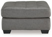 Clairette Court - Alloy - Oversized Accent Ottoman - Tallahassee Discount Furniture (FL)