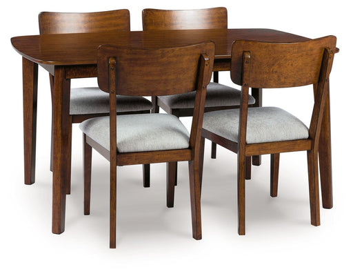 Tameride - Brown - Dining Room Table Set (Set of 5) - Tallahassee Discount Furniture (FL)