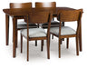 Tameride - Brown - Dining Room Table Set (Set of 5) - Tallahassee Discount Furniture (FL)