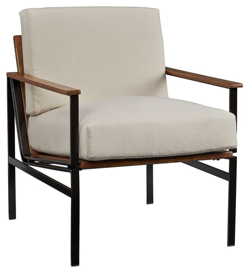 Tilden - Ivory / Brown - Accent Chair - Tallahassee Discount Furniture (FL)