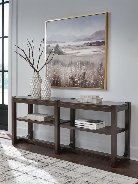 Breckington - Sofa Table - Dark Brown - Tallahassee Discount Furniture (FL)