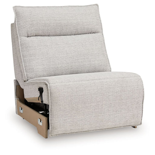 Modmax II - Power Armless Recliner With Adjustable Headrest - Stone - Tallahassee Discount Furniture (FL)