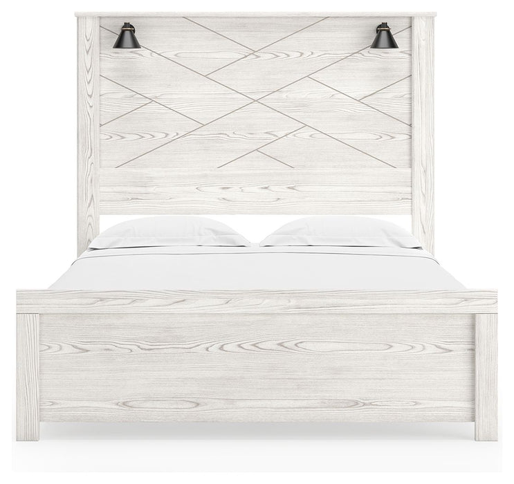 Gerridan - Panel Bed With Sconces - Tallahassee Discount Furniture (FL)