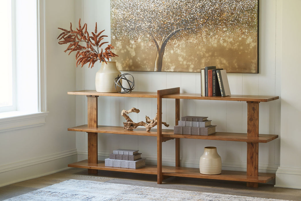 Fayemour - Brown - Console Sofa Table - Tallahassee Discount Furniture (FL)