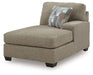 Newellen - RAF Corner Chaise - Beige - Tallahassee Discount Furniture (FL)