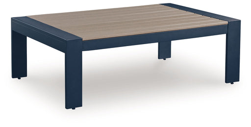 East Beach - Blue - Rectangular Cocktail Table - Tallahassee Discount Furniture (FL)