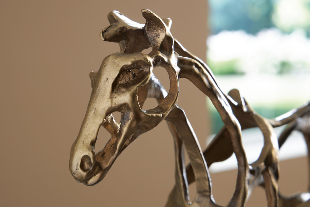 Grainville - Sculpture - Antique Gold Finish - Tallahassee Discount Furniture (FL)
