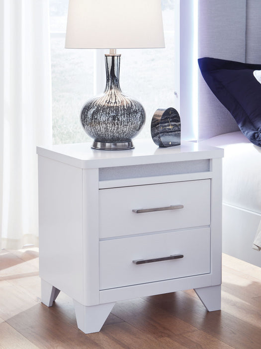 Jarlee - White - Two Drawer Night Stand - Tallahassee Discount Furniture (FL)
