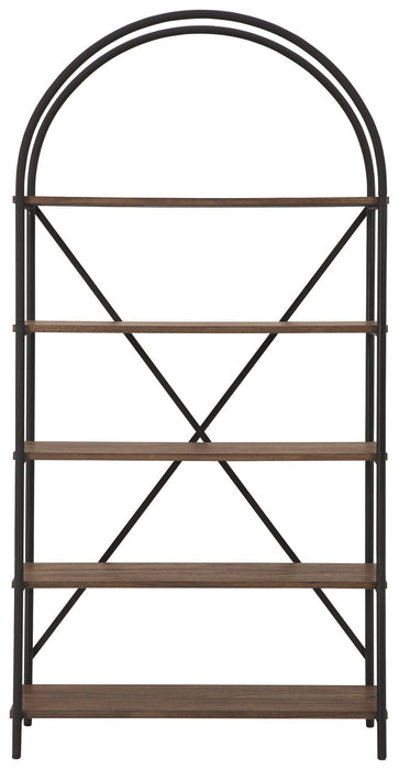 Galtbury - Brown / Black - Bookcase - Tallahassee Discount Furniture (FL)