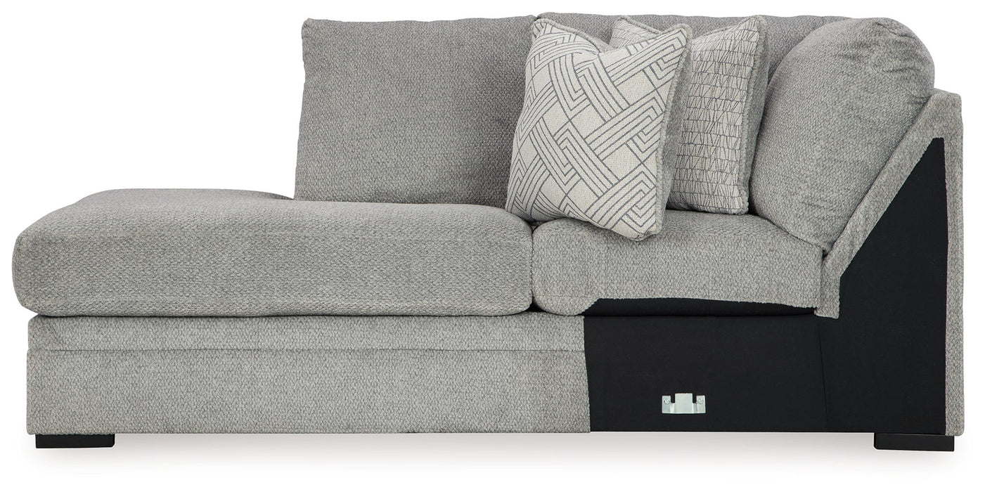Casselbury - Cement - Laf Corner Chaise - Tallahassee Discount Furniture (FL)