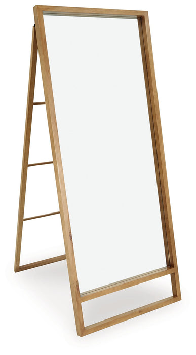 Devford - Brown - Floor Mirror - Tallahassee Discount Furniture (FL)