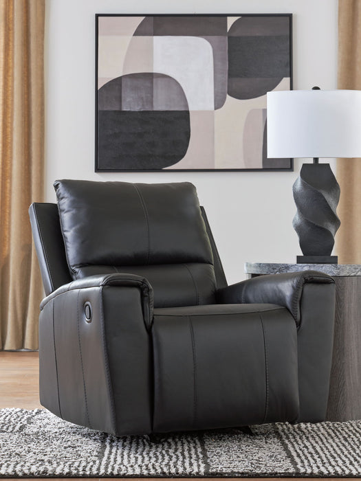 Glossmore - Rocker Recliner - Black - Tallahassee Discount Furniture (FL)