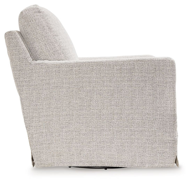 Nenana Next-Gen Nuvella - Swivel Glider Accent Chair - Tallahassee Discount Furniture (FL)
