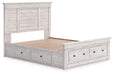 Makidern - Panel Storage Bed With Under Bed Storage Unit And Storage Footboard - Tallahassee Discount Furniture (FL)