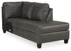 Valderno - Fog - Raf Corner Chaise - Tallahassee Discount Furniture (FL)