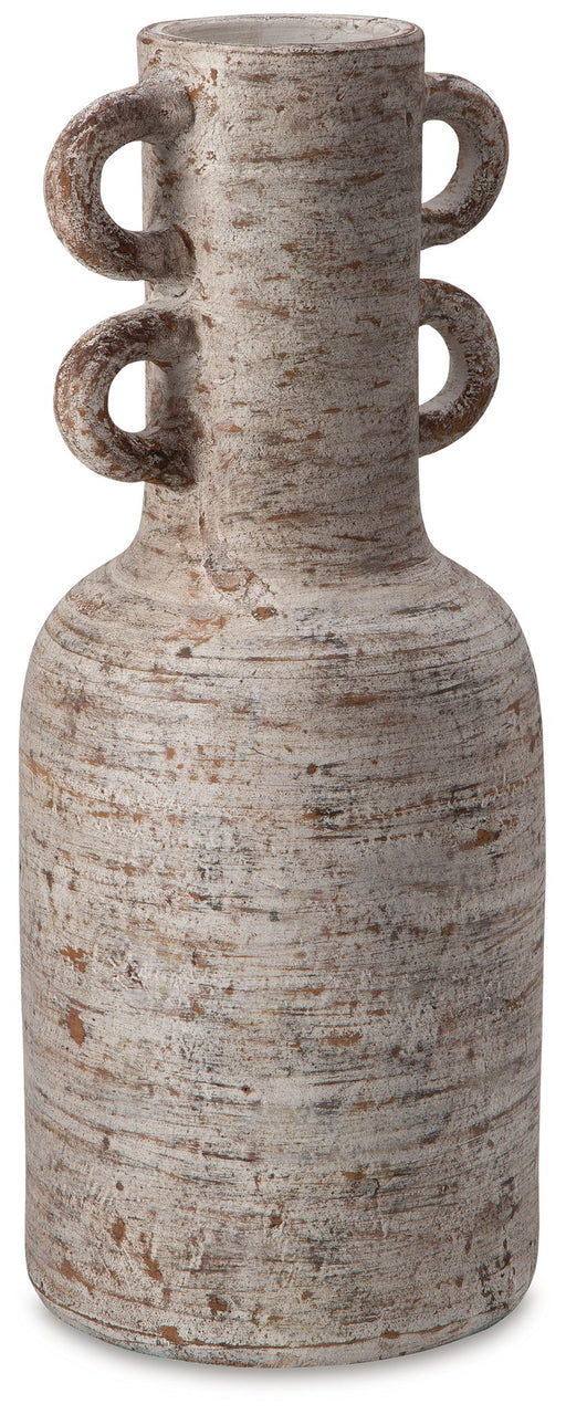 Wellbridge - Distressed White - Vase - Tallahassee Discount Furniture (FL)