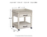 Carynhurst - Whitewash - Printer Stand - Tallahassee Discount Furniture (FL)
