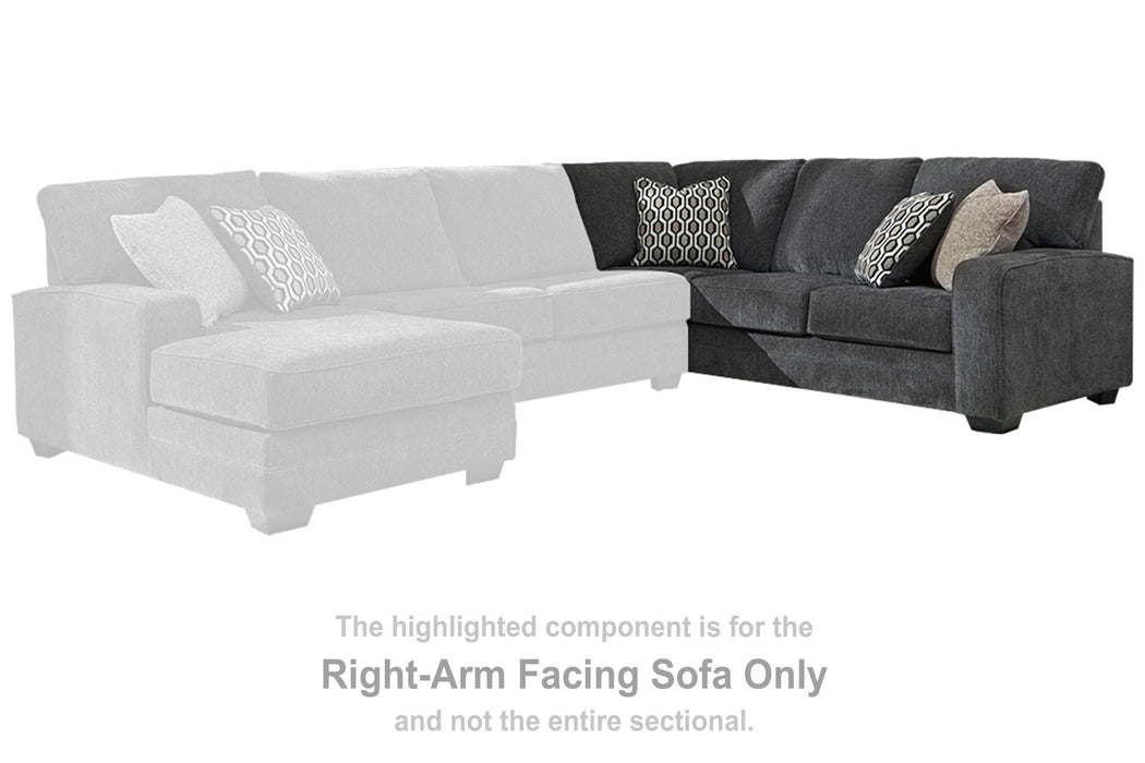 Tracling - RAF Sofa w/Corner Wedge - Slate - Tallahassee Discount Furniture (FL)