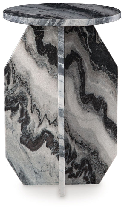 Wrenlane - Black / White / Taupe - Accent Table - Tallahassee Discount Furniture (FL)