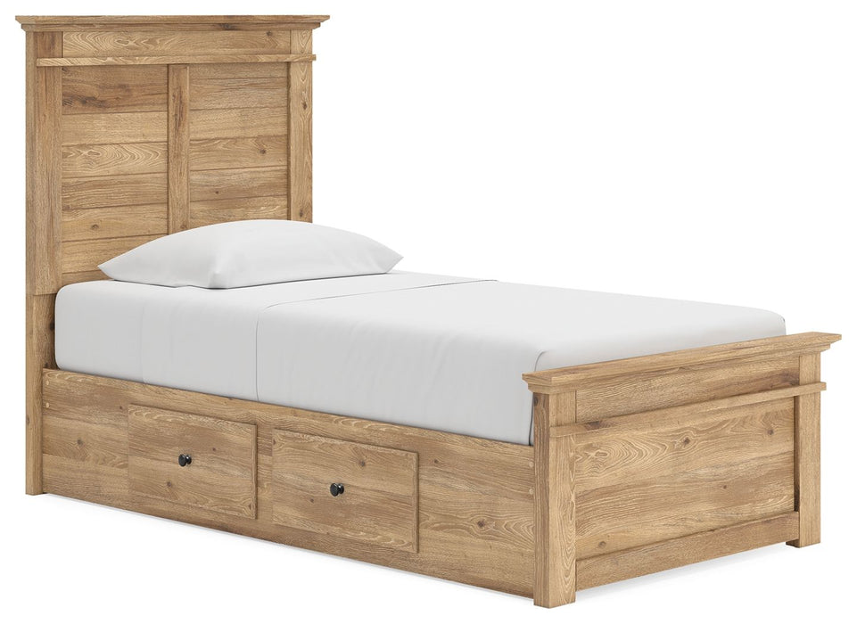 Makidern - Panel Storage Bed With Under Bed Storage Unit - Tallahassee Discount Furniture (FL)