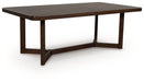 Dilenno - Dark Brown - Rectangular Dining Room Extension Table - Tallahassee Discount Furniture (FL)