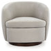 Annbury - Swivel Accent Chair - Light Beige - Tallahassee Discount Furniture (FL)