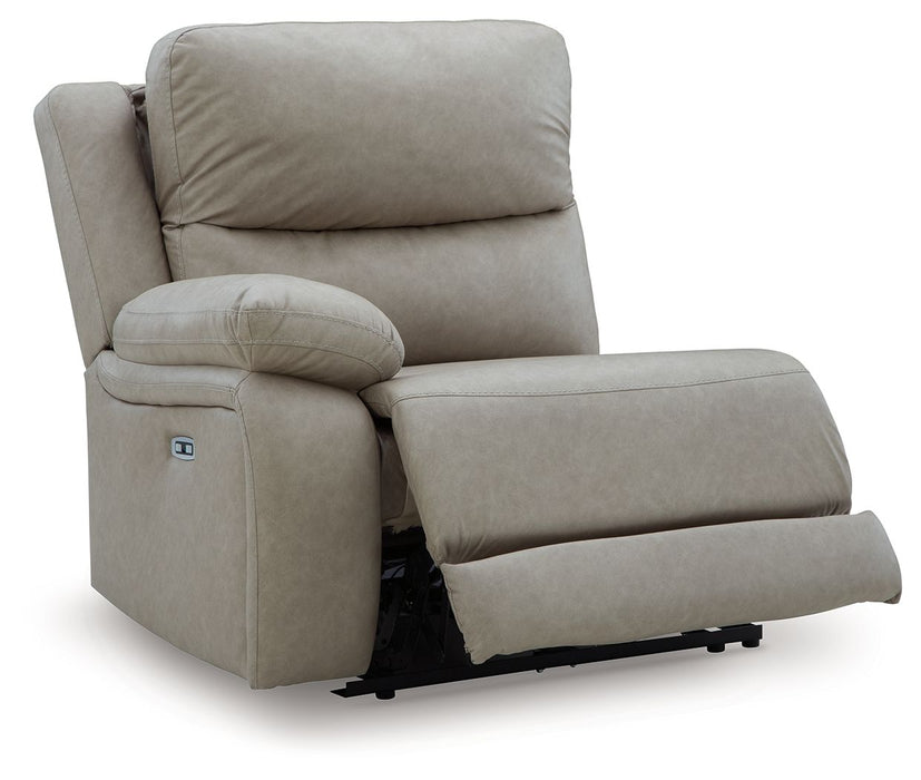 Narwhal Place - Pebble - LAF Zero Wall Power Recliner - Tallahassee Discount Furniture (FL)