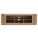 Camdill - XL TV Stand With Fireplace Option - Light Brown - Tallahassee Discount Furniture (FL)
