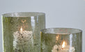 Clarkton - Green - Candle Holder Set (Set of 2) - Tallahassee Discount Furniture (FL)