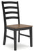 Wildenauer - Brown / Black - Dining Room Side Chair (Set of 2) - Tallahassee Discount Furniture (FL)