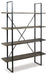 Gilesgrove - Bookcase - Black / Gray - Tallahassee Discount Furniture (FL)