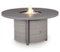 Half Moon Beach - Round Fire Pit Table - Gray - Tallahassee Discount Furniture (FL)